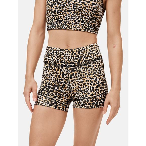 Outdoor Voices women super form 3.5" short leopart print shorts size S - Picture 1 of 9